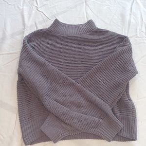 Hollister soft knit lavender sweater -JM